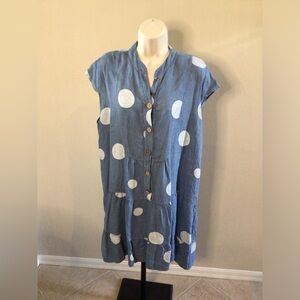 Bella Amore linen dress size medium